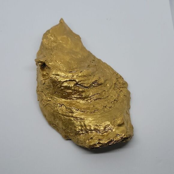 Floral / Bee Oystershell ring holder/ trinket tray - Picture 4 of 6